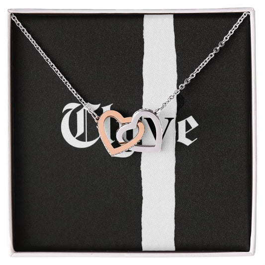 Interlocking Hearts Necklace - Clyve