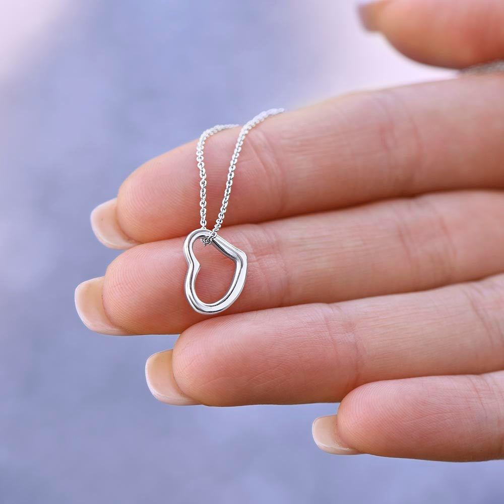 Delicate Heart Necklace - Clyve