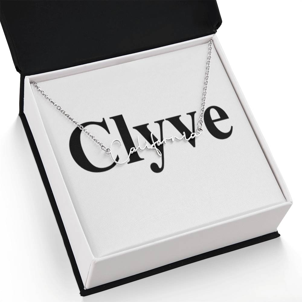 Soulmate Signature Necklace - Clyve