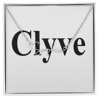 Soulmate Signature Necklace - Clyve