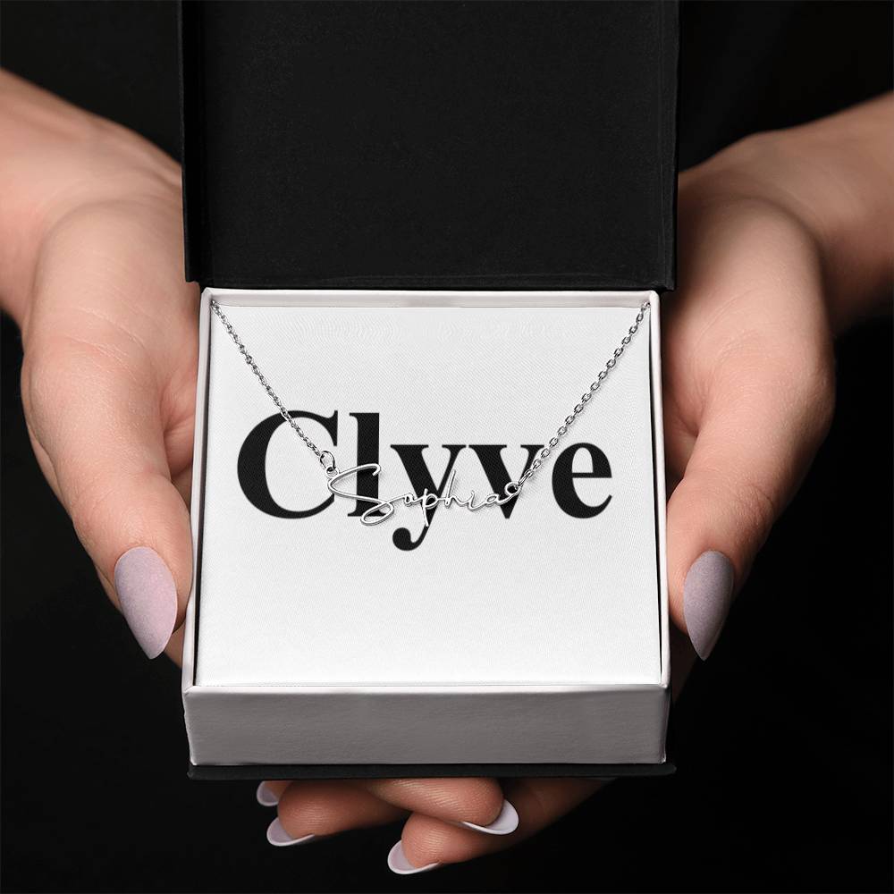 Soulmate Signature Necklace - Clyve