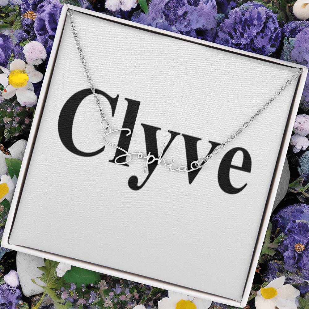 Soulmate Signature Necklace - Clyve