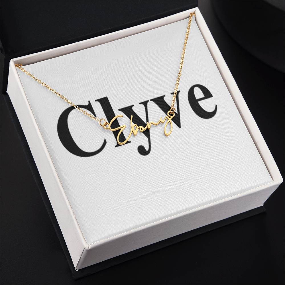 Soulmate Signature Necklace - Clyve