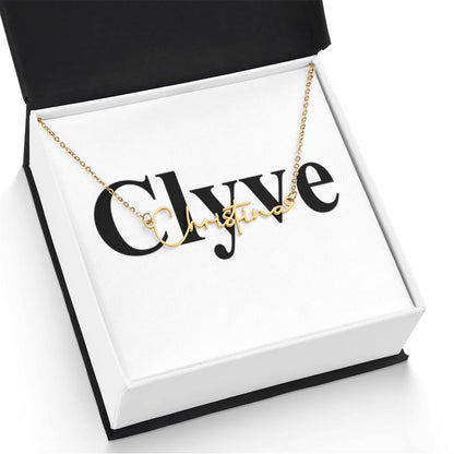 Soulmate Signature Necklace - Clyve