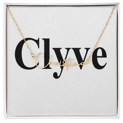 Soulmate Signature Necklace - Clyve