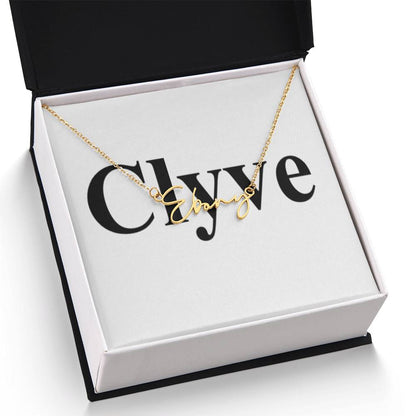 Soulmate Signature Necklace - Clyve