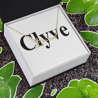 Soulmate Signature Necklace - Clyve