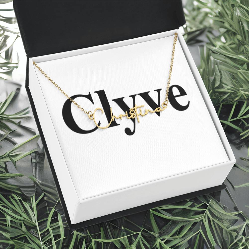 Soulmate Signature Necklace - Clyve