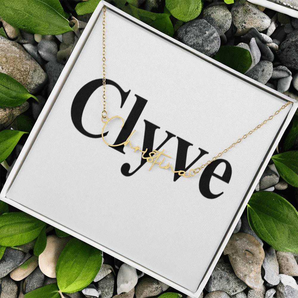 Soulmate Signature Necklace - Clyve