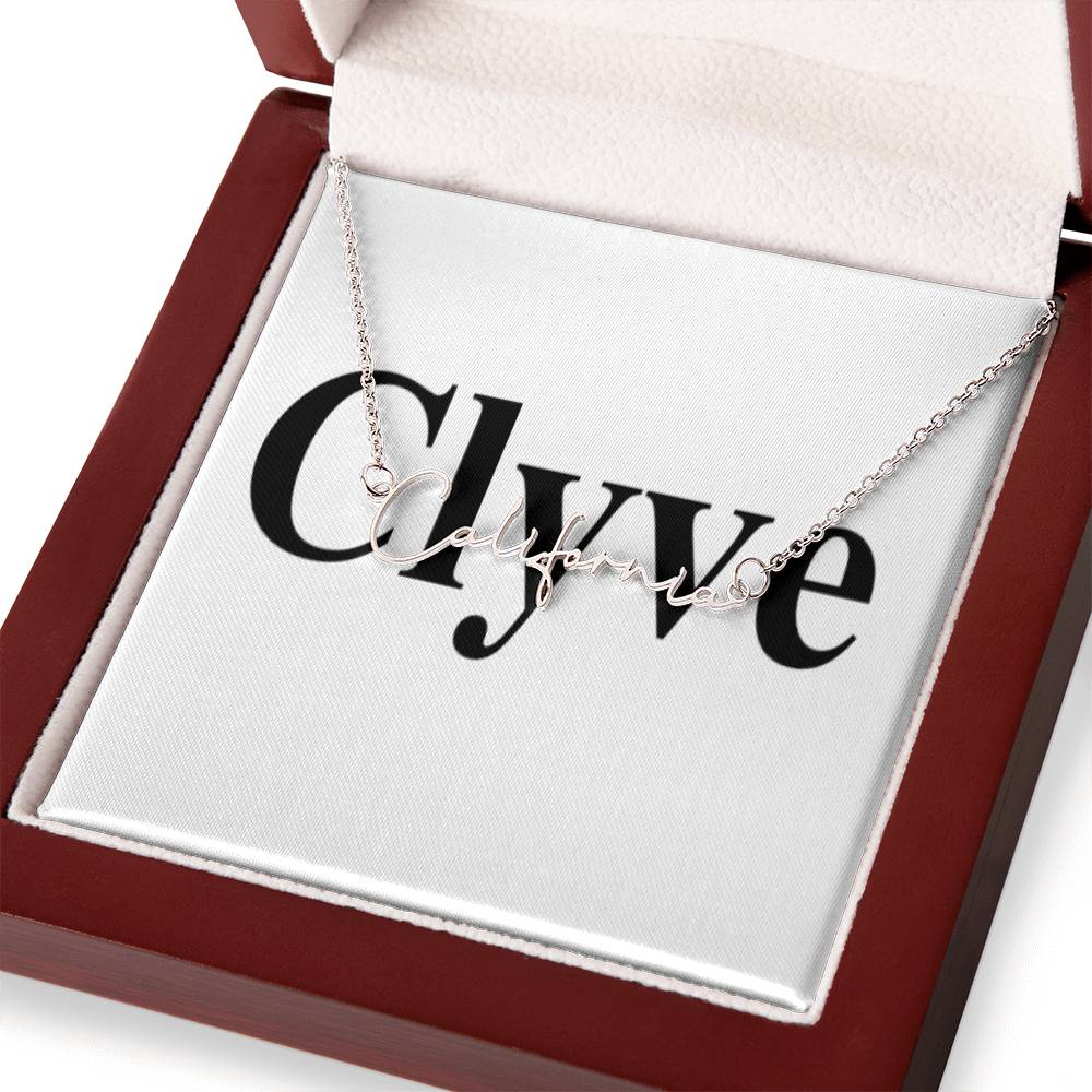 Soulmate Signature Necklace - Clyve