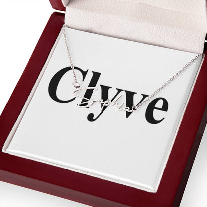 Soulmate Signature Necklace - Clyve