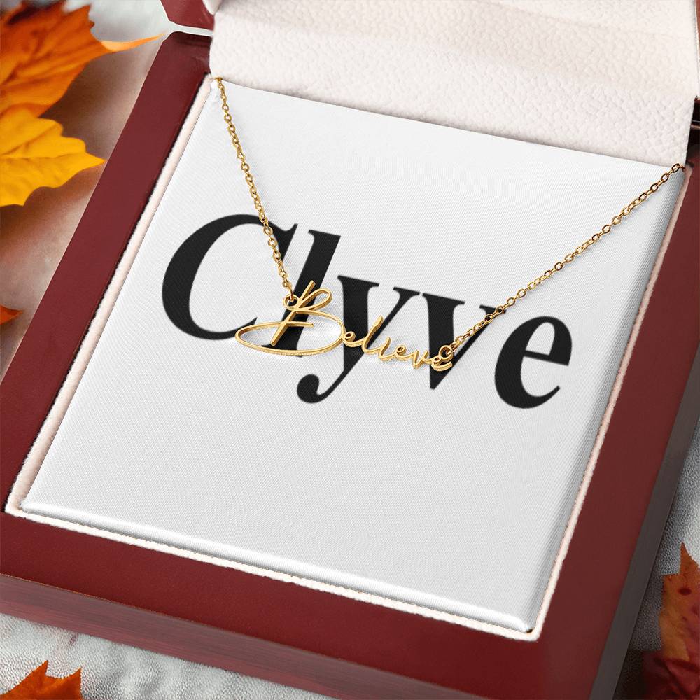 Soulmate Signature Necklace - Clyve